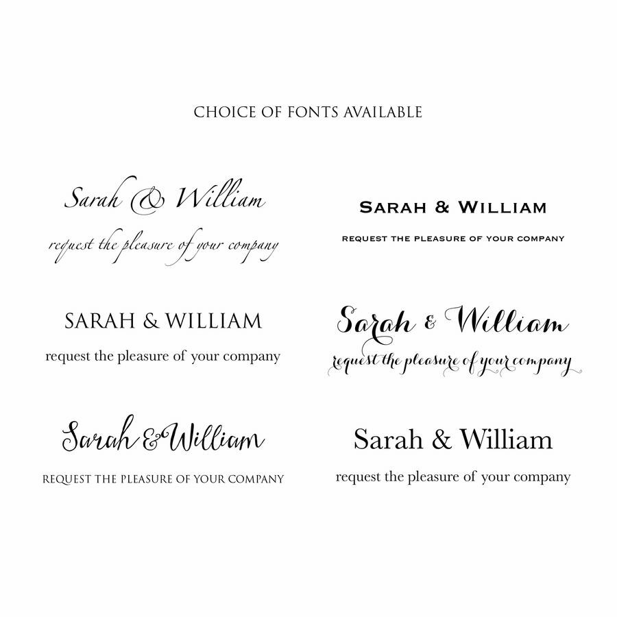 10 Personalised Golden Wedding Anniversary Invitations N13 The