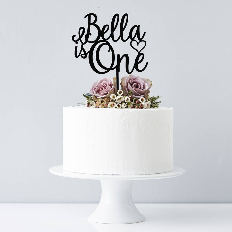 Personalised Childrens Birthday Cake Topper By Sophia Victoria Joy