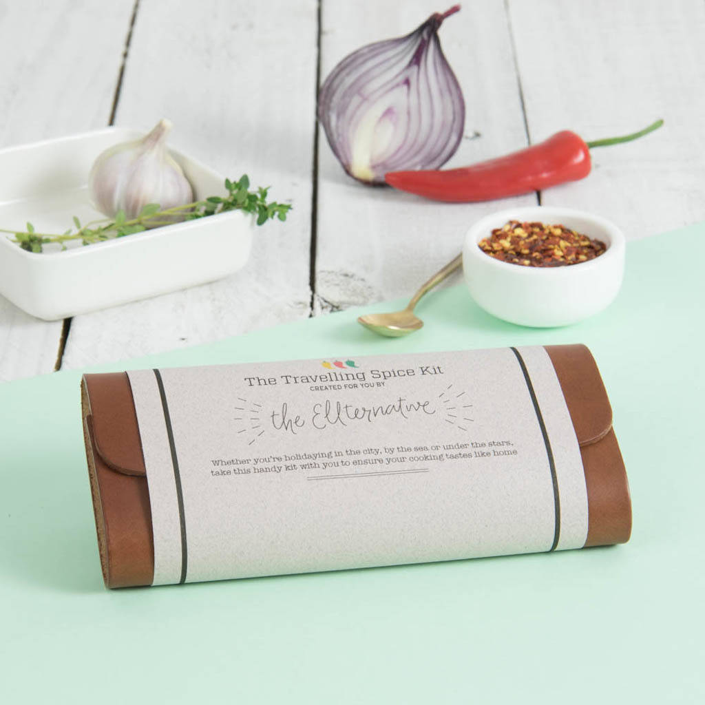 personalised travelling spice kit by the ellternative