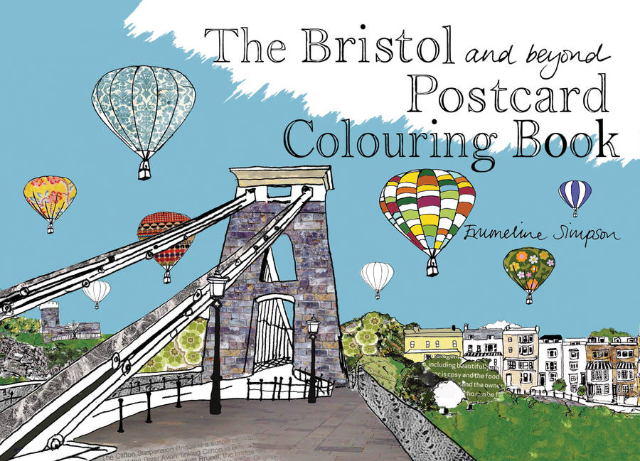 the bristol postcard colouring book by emmeline simpson