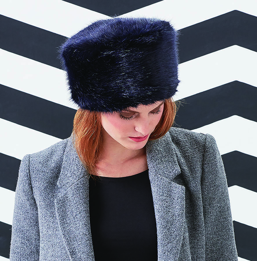 fur pillbox hat