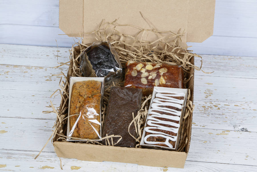 Chocolate Cake And Brownie Lovers Selection Box By Blackberry Cottage