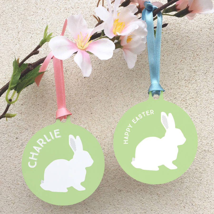 personalised easter decoration by claire close