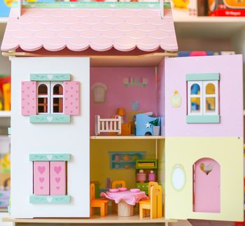 personalised wooden dolls house