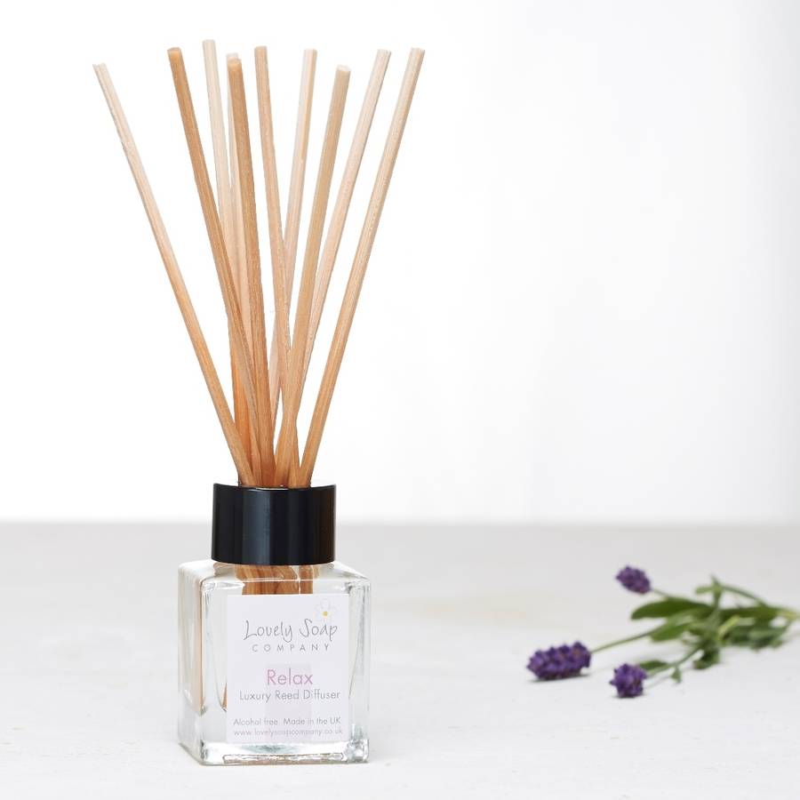 aromatherapy reed diffuser by lovely soap company