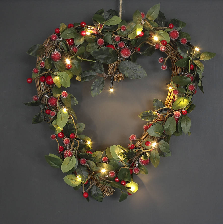 Christmas Heart Wreath 