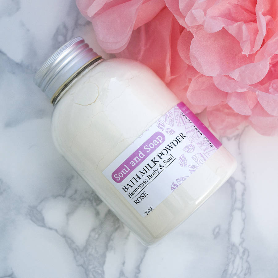 relaxing bath milk powder by soul and soap