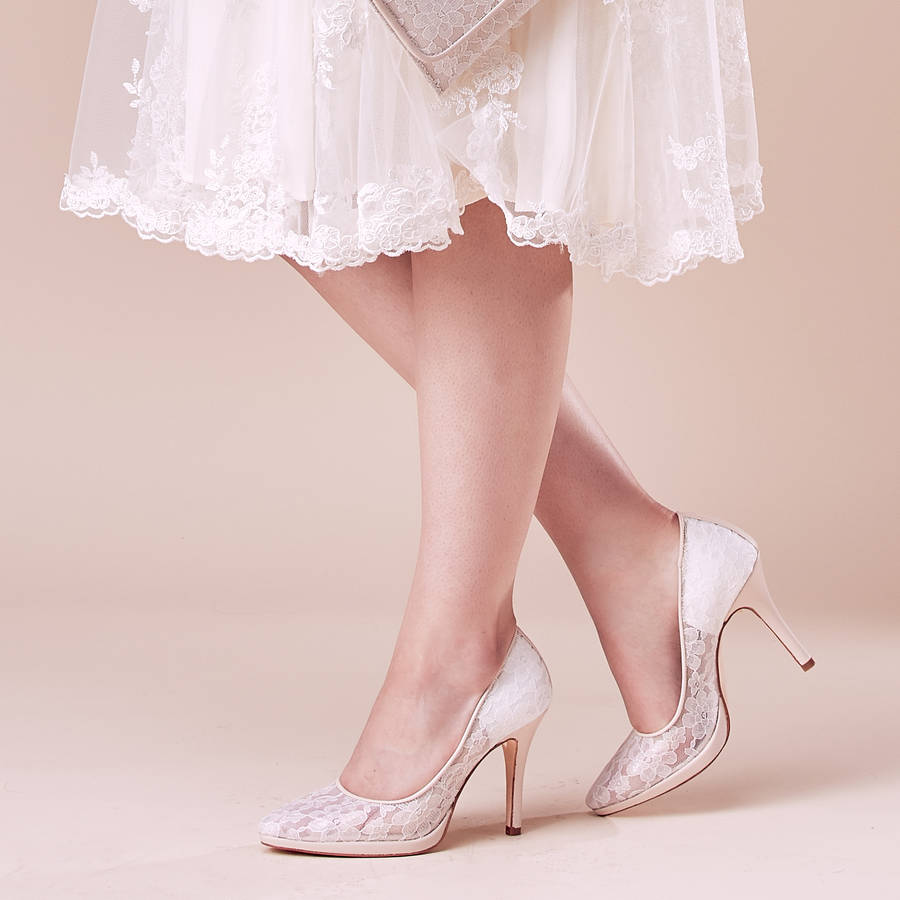 sheer wedding shoes