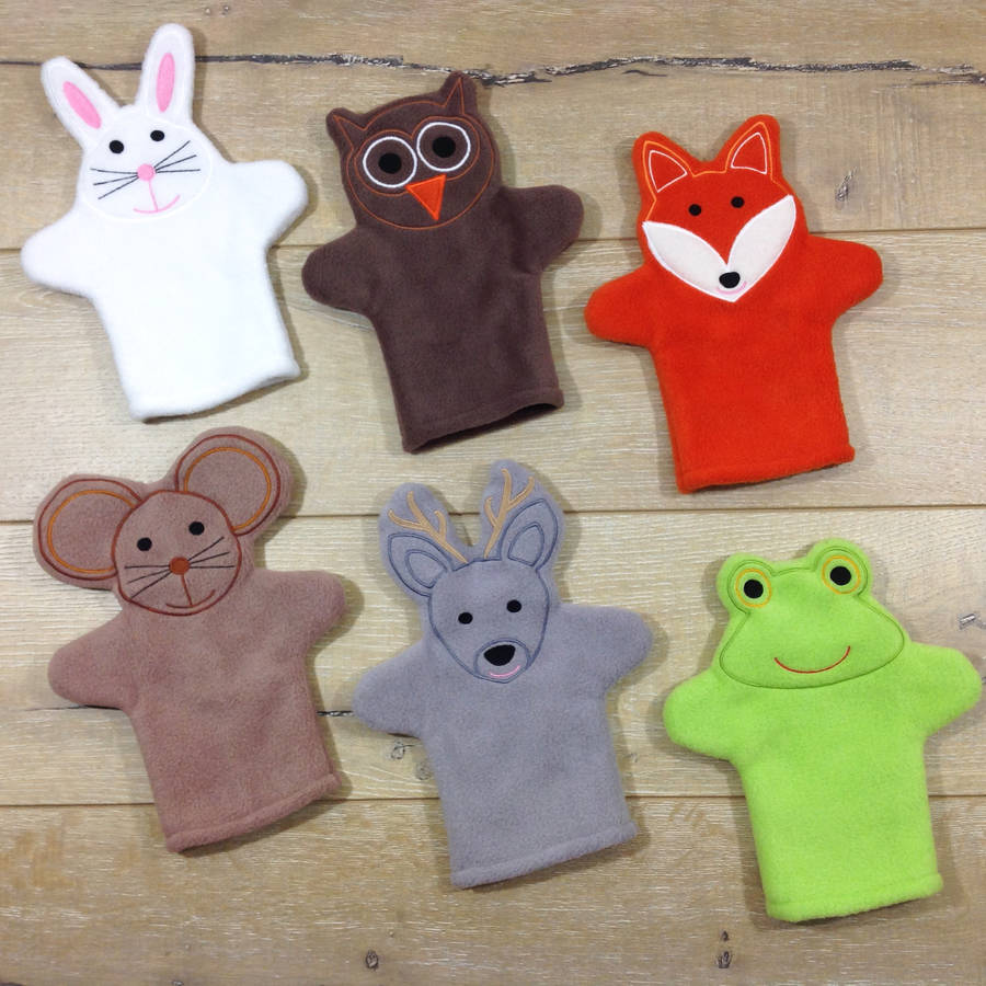 woodland hand puppets by the musical farmhouse