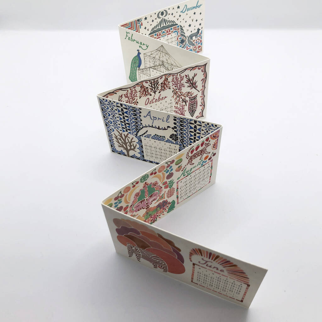 2023 Mini Concertina Desk Calendar By Prism Of Starlings