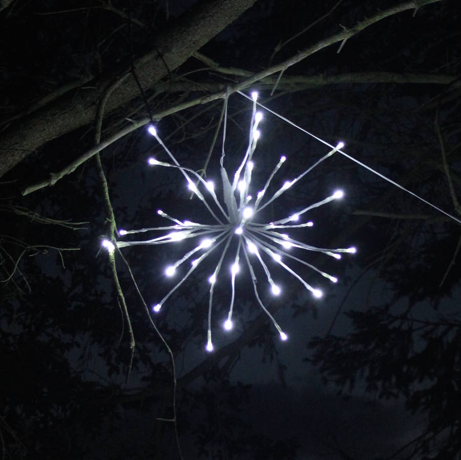 white sparkle ball led light by lime tree london white sparkle ball led light by lime tree london