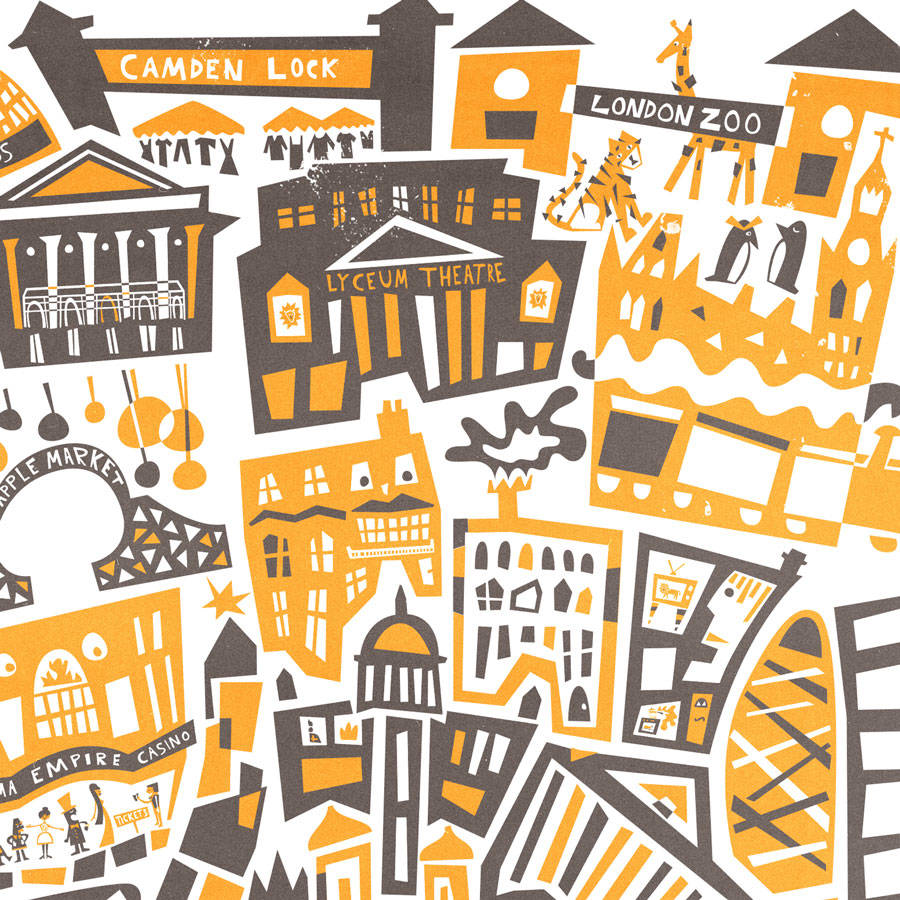 London Abstract Print