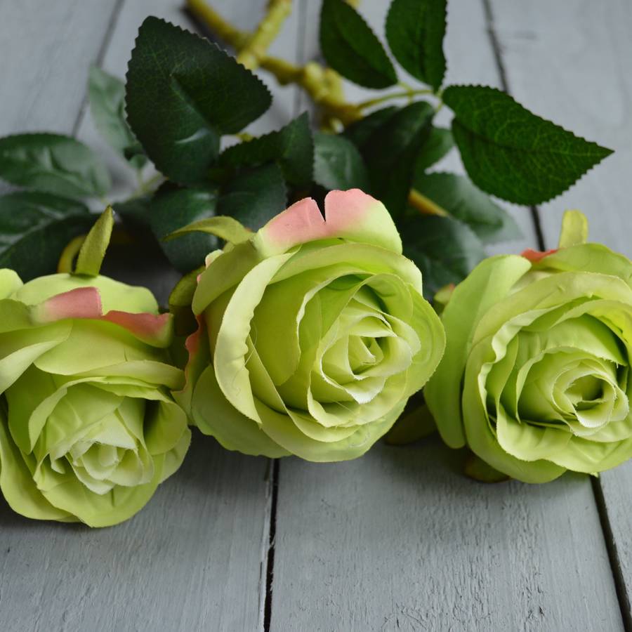 rose faux flower single stem by hannah halfpennie