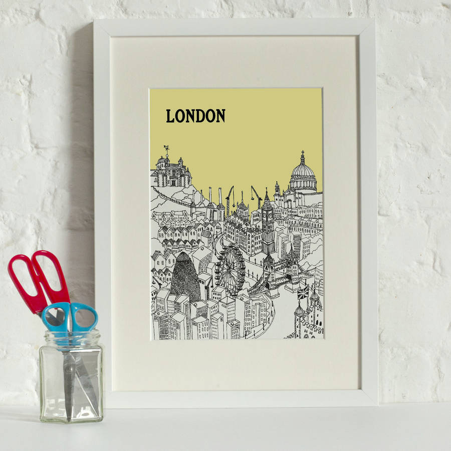 personalised wedding gift our special city by tessa galloway ...
