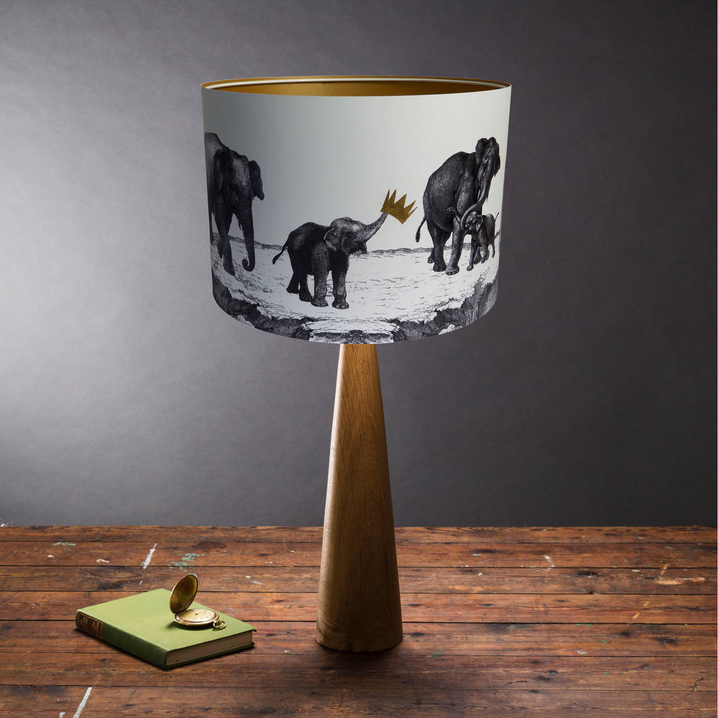 elephants lampshade by mountain & molehill