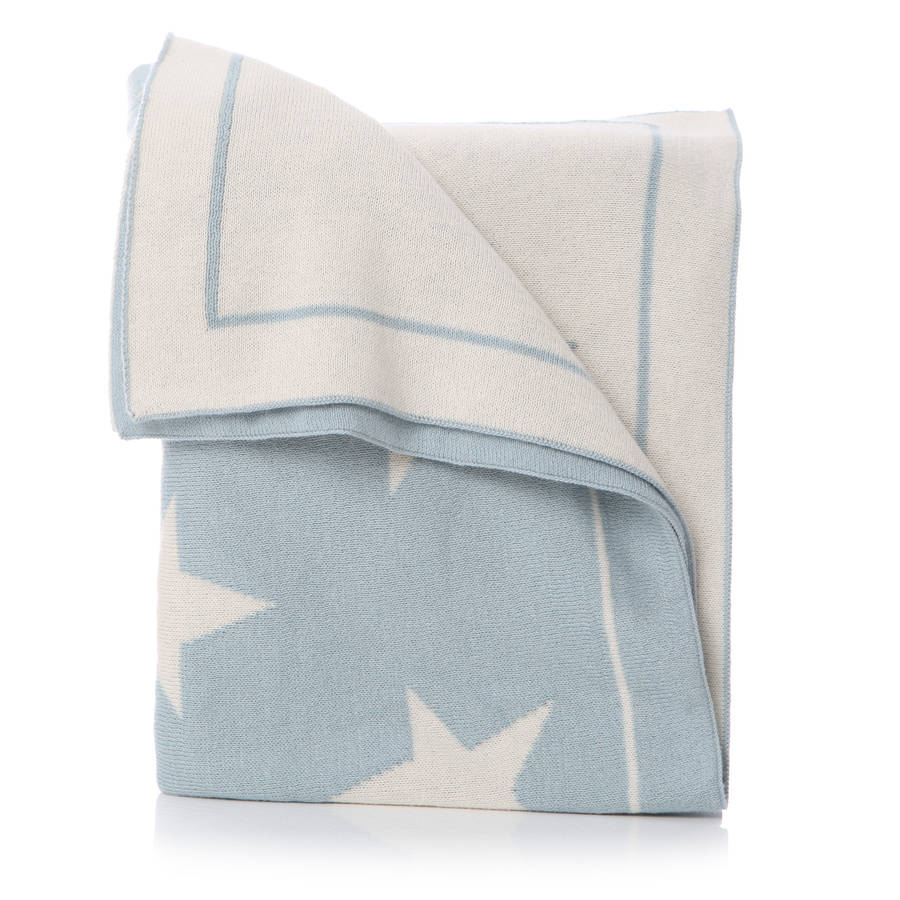 stars baby blanket by diddywear
