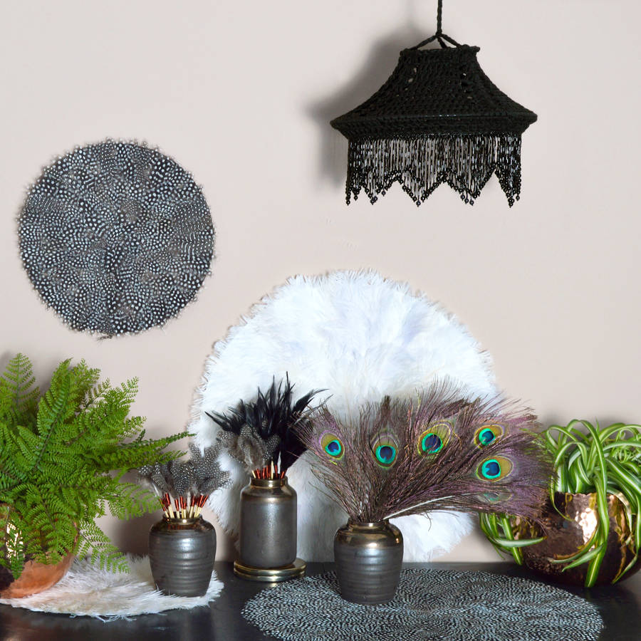 feather wall hangings by audenza
