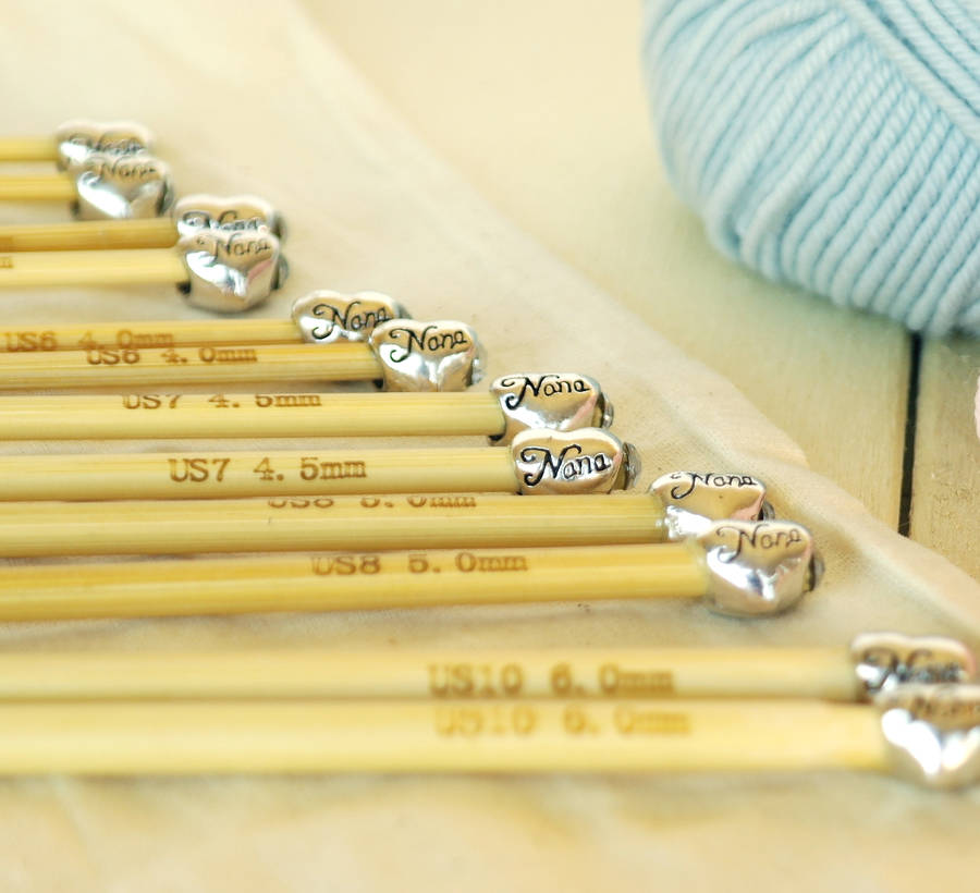 nana knitting needles six pair set by sproglets kits