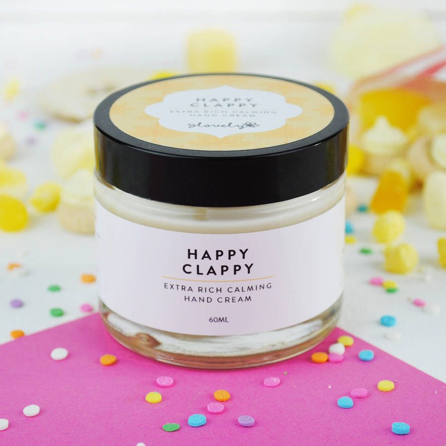 'happy clappy' extra rich hand cream by lovely