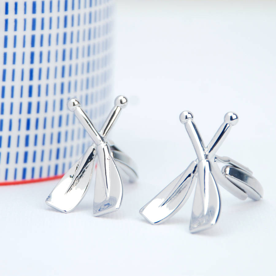 rowing oars cufflinks by penelopetom