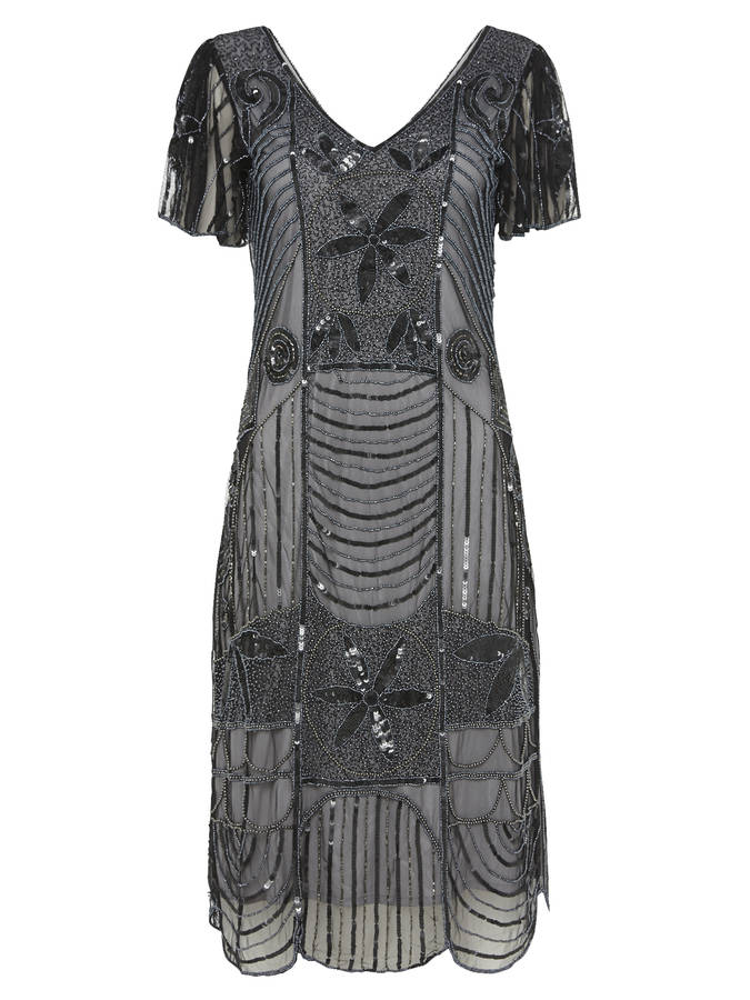 daisy gatsby inspired flapper dress by gatsbylady london