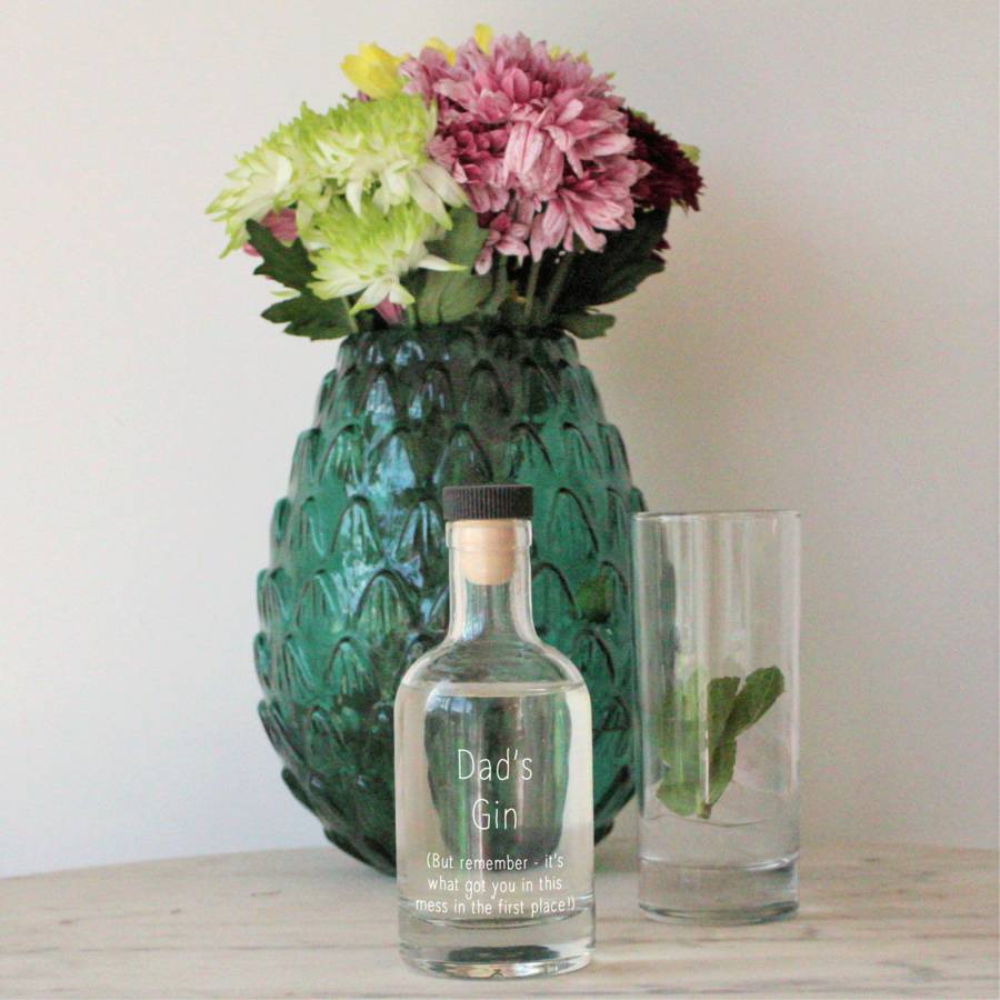 funny father's day alcohol decanter by copper and sable