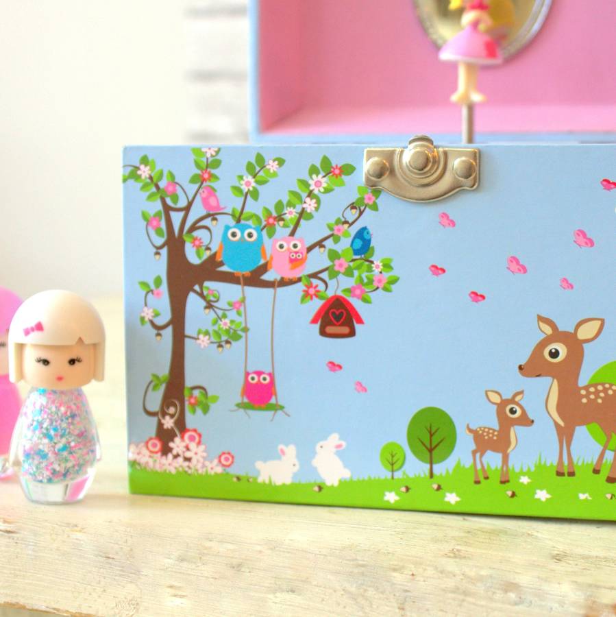 woodland themed toy box