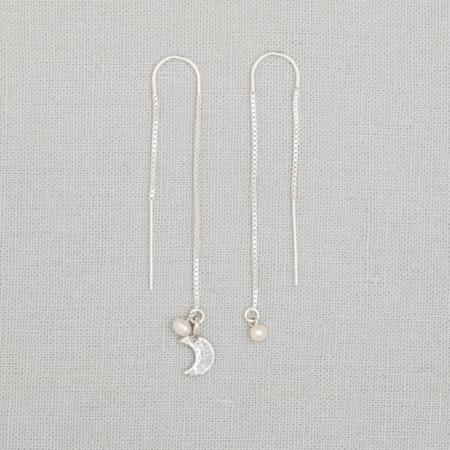 silver threader earrings mix and match by dynasty jewellery