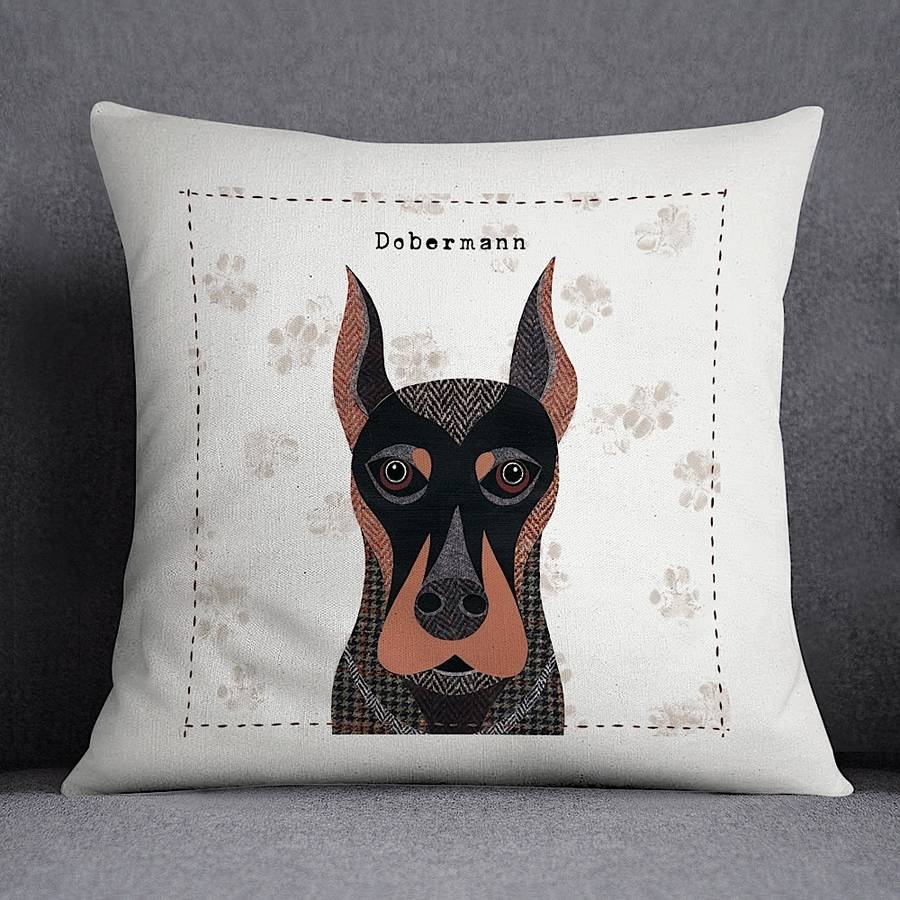 doberman cushion