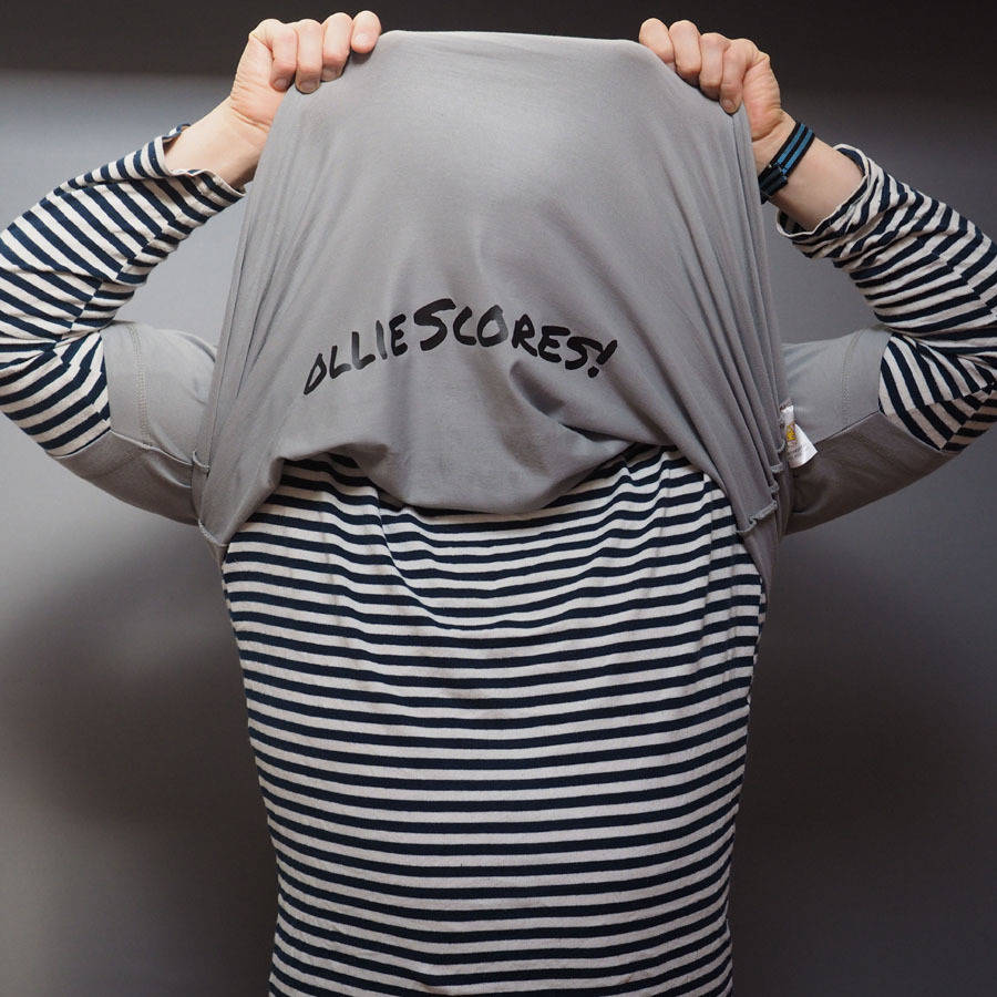 t shirt over my head with personalisation on inside by stabo