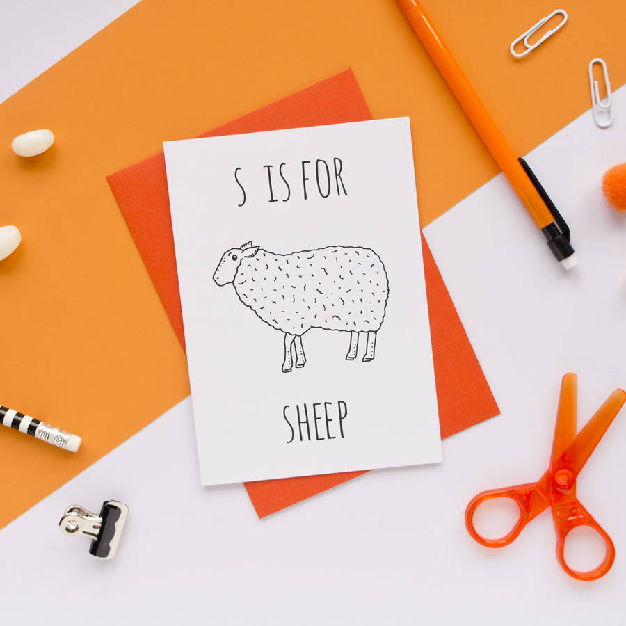 sheep card by darwin designs | notonthehighstreet.com