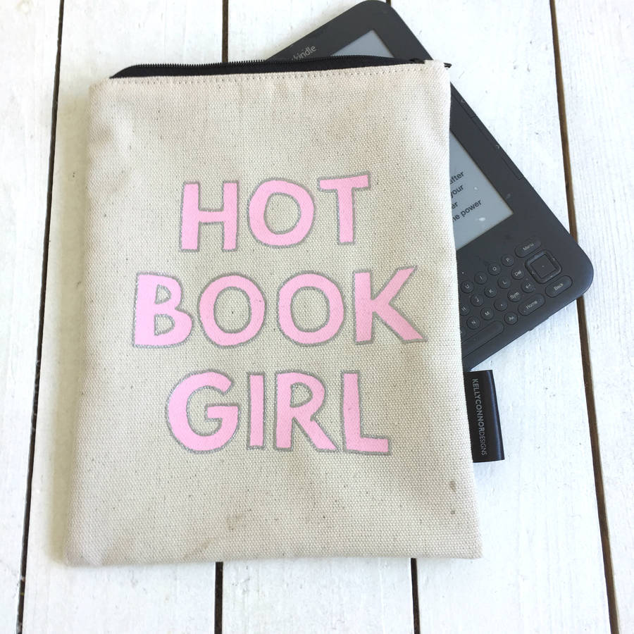 'hot book girl ' kindle cover by kelly connor designs