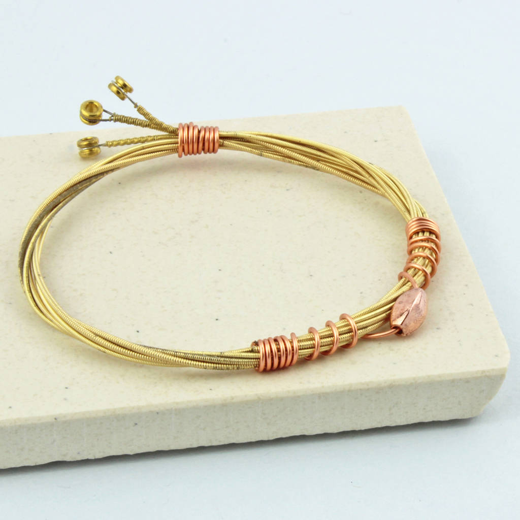 guitar string bracelet / wristband by charlie boots