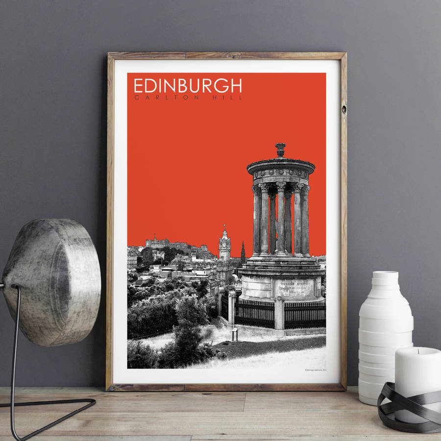 edinburgh prints carlton hill by bronagh kennedy art prints