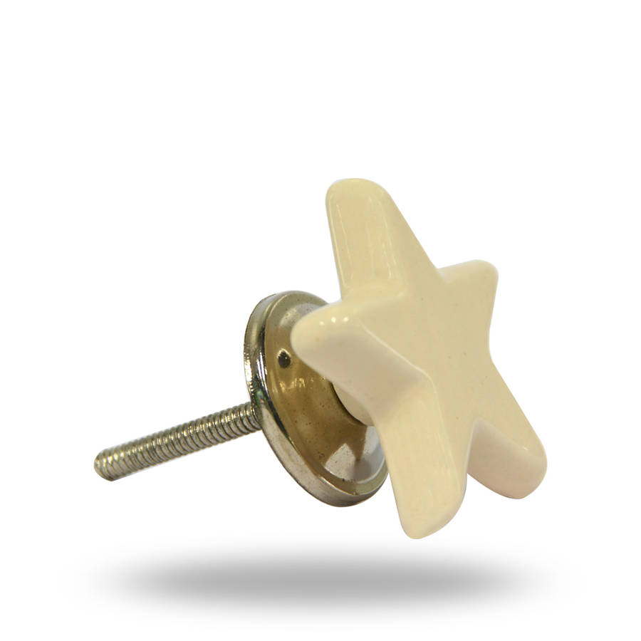 ceramic star knobs by trincaferro