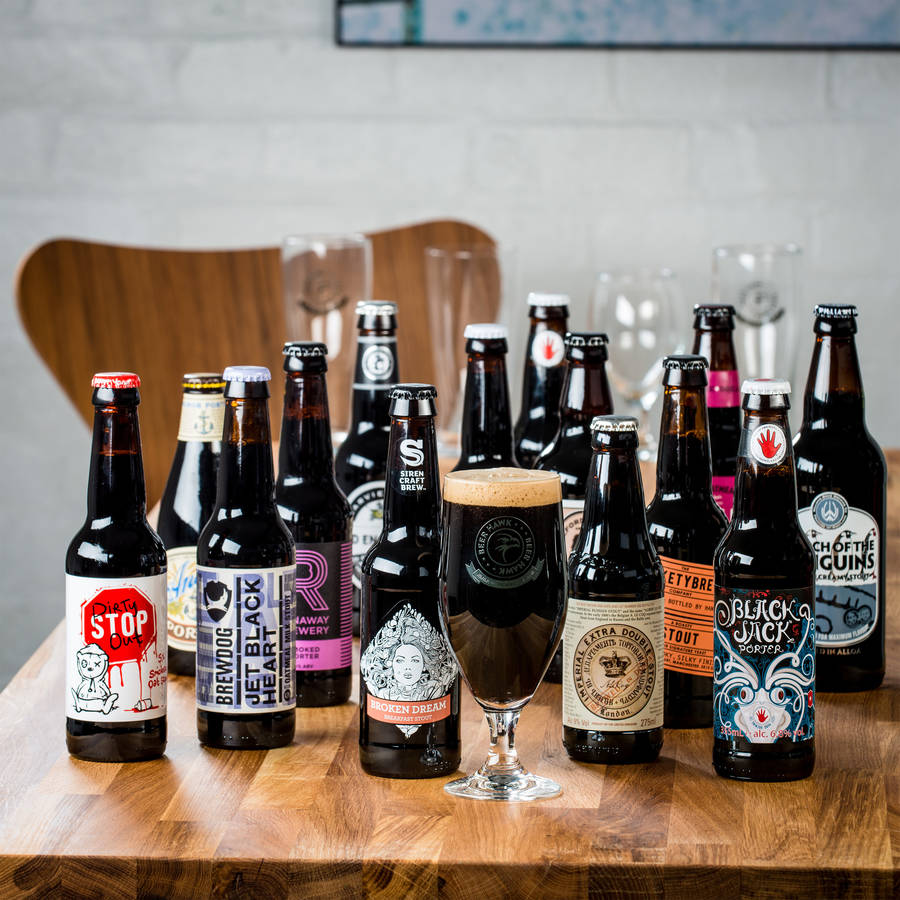 14 superb stouts and porter beers and glass by beer hawk