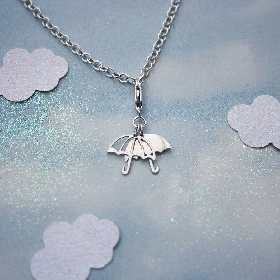 umbrella charm by kate wimbush jewellery