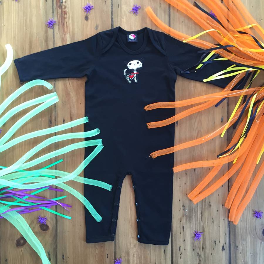 Halloween Themed Babygrows By Supernatural - Organic And Eco Clothing ...