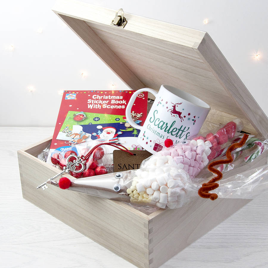 personalised festive woodland christmas eve box by letteroom  notonthehighstreet.com