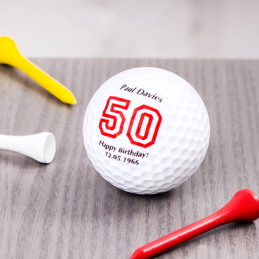 Personalised Birthday Golf Ball By Letteroom 