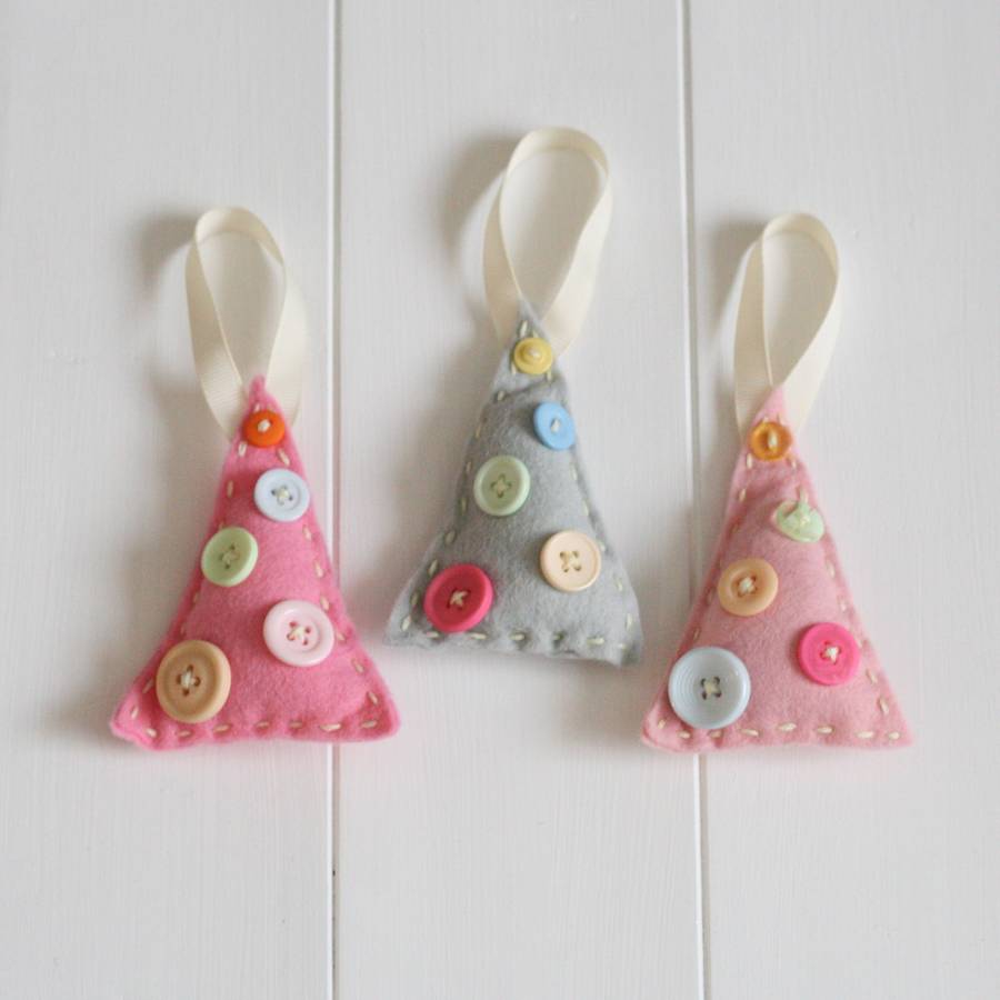 make your own felt christmas tree decorations by crafty make your own felt christmas tree decorations by crafty