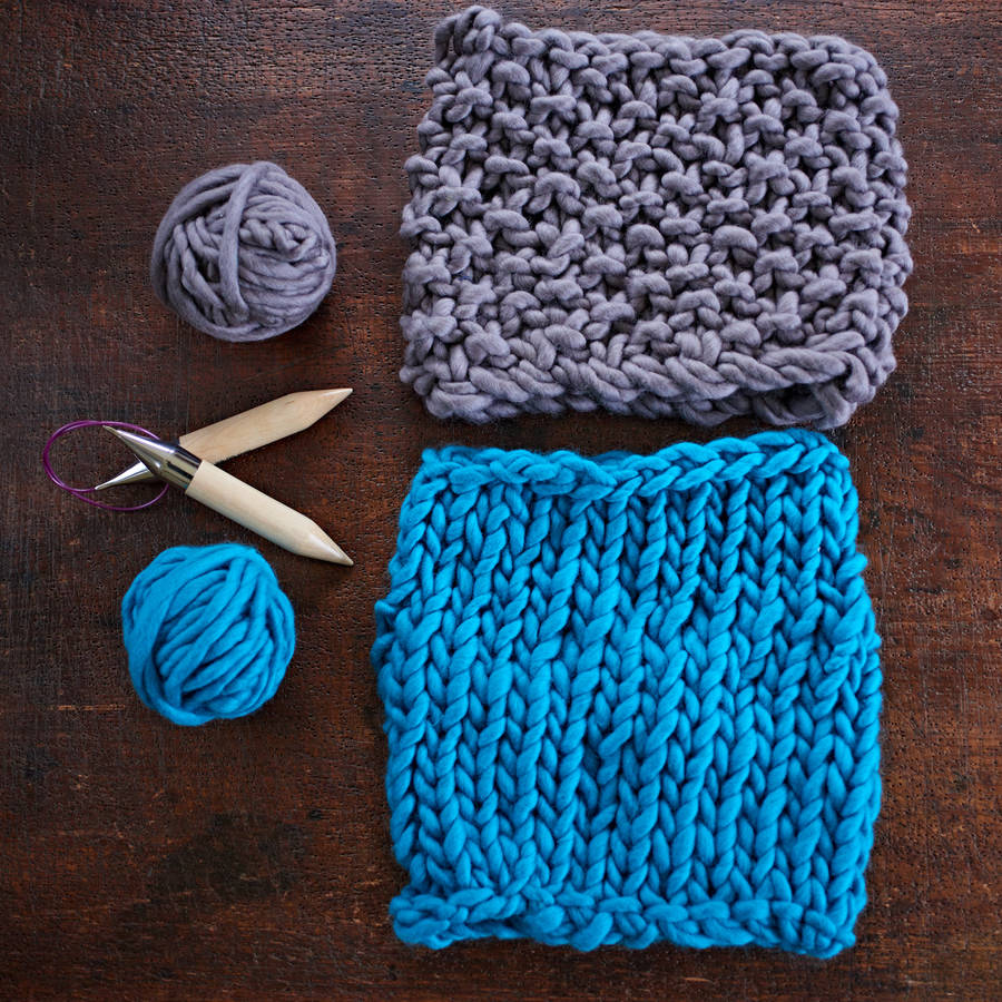 knit kit for chunky knit snood by melanie porter notonthehighstreet.com