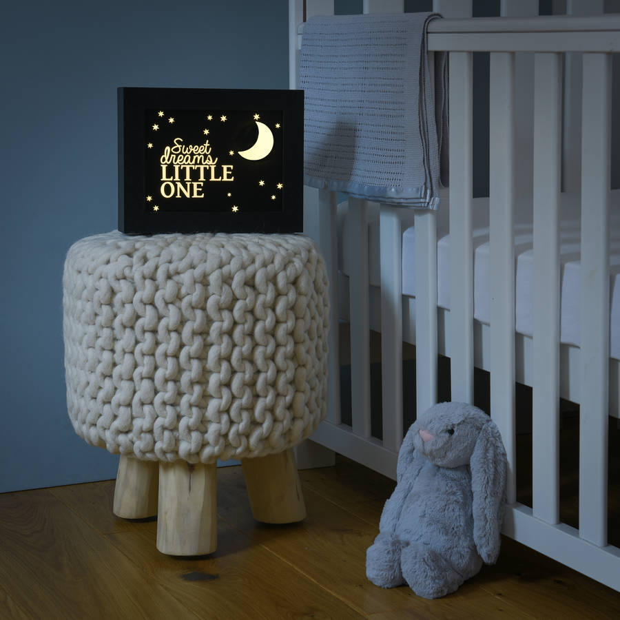 personalised stars night light by elephant grey