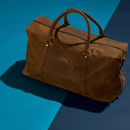 somerset holdall leather by forbes & lewis