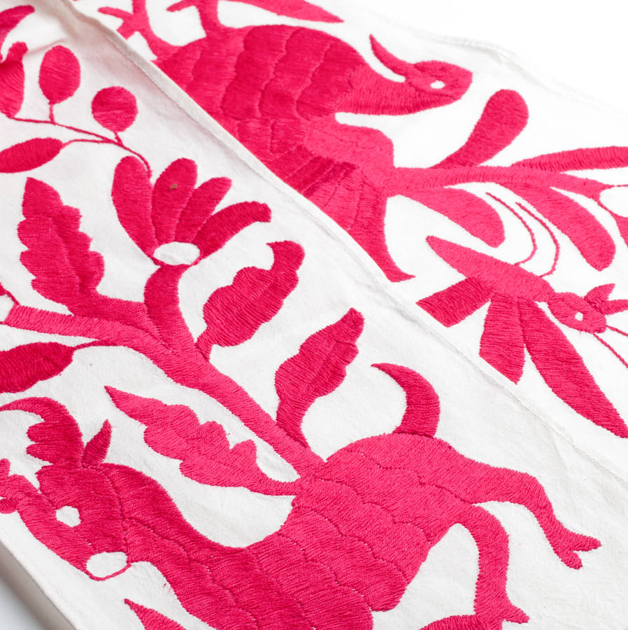 table runner from mexico handmade by chilpa