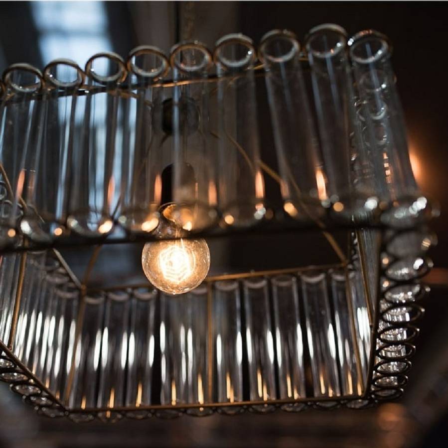 test tube chandelier by marquis & dawe