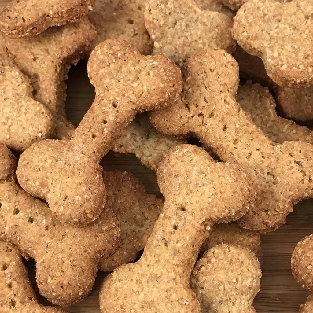 natural crunchy dog treats bag by kelso and titch | notonthehighstreet.com