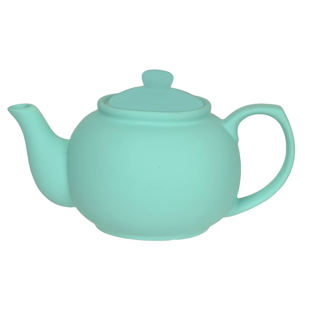 blue teapot by the contemporary home