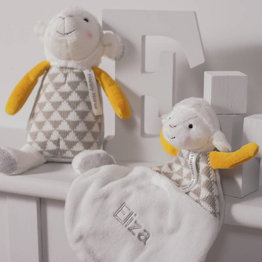 steiff lamb comforter