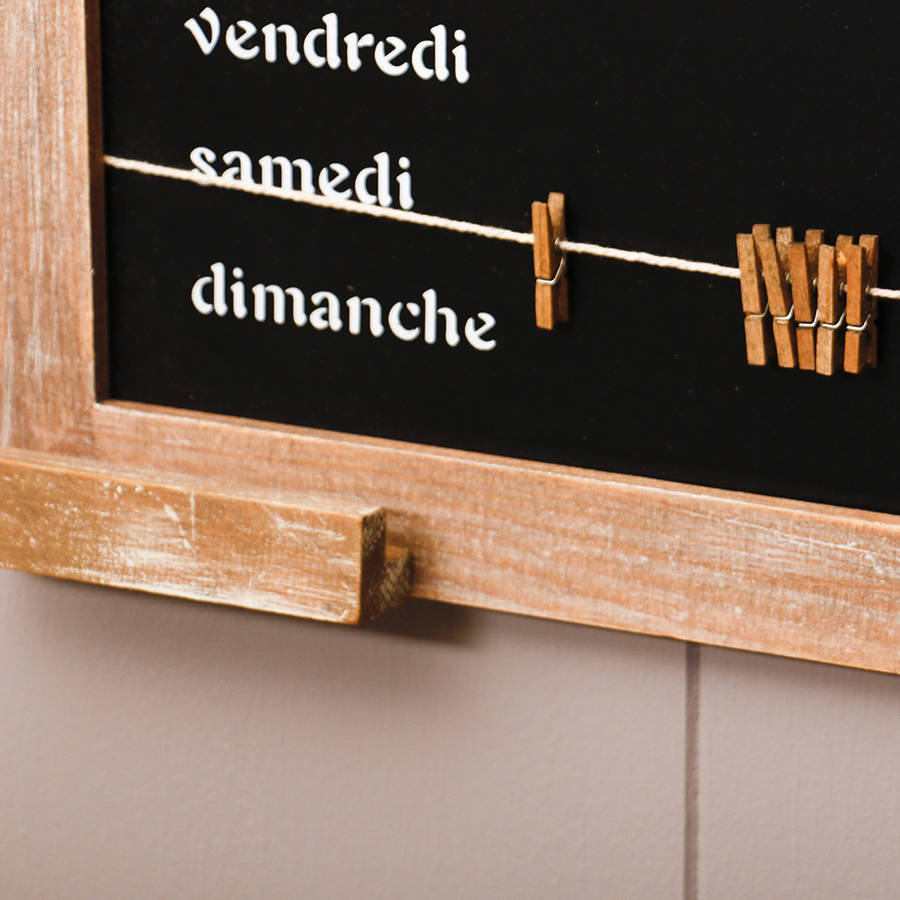 french country calendar chalkboard by dibor